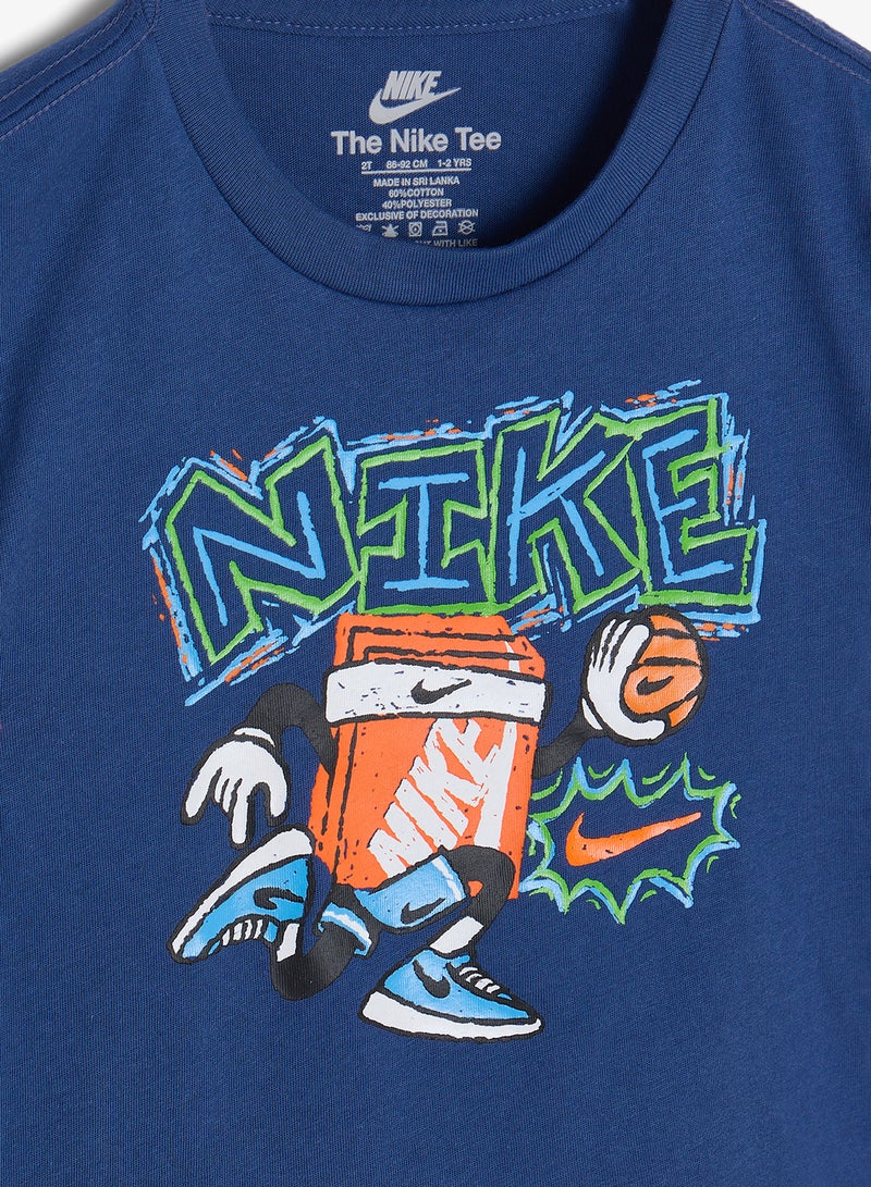 Nike Kids Chalky Boxy Basketball T-Shirt - Image 3
